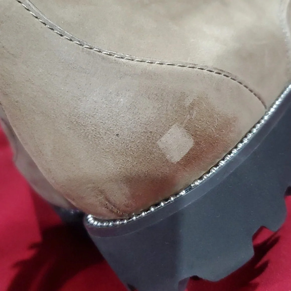 Blondo tan waterproof lace up side zip lug sole boots - Picture 5 of 12